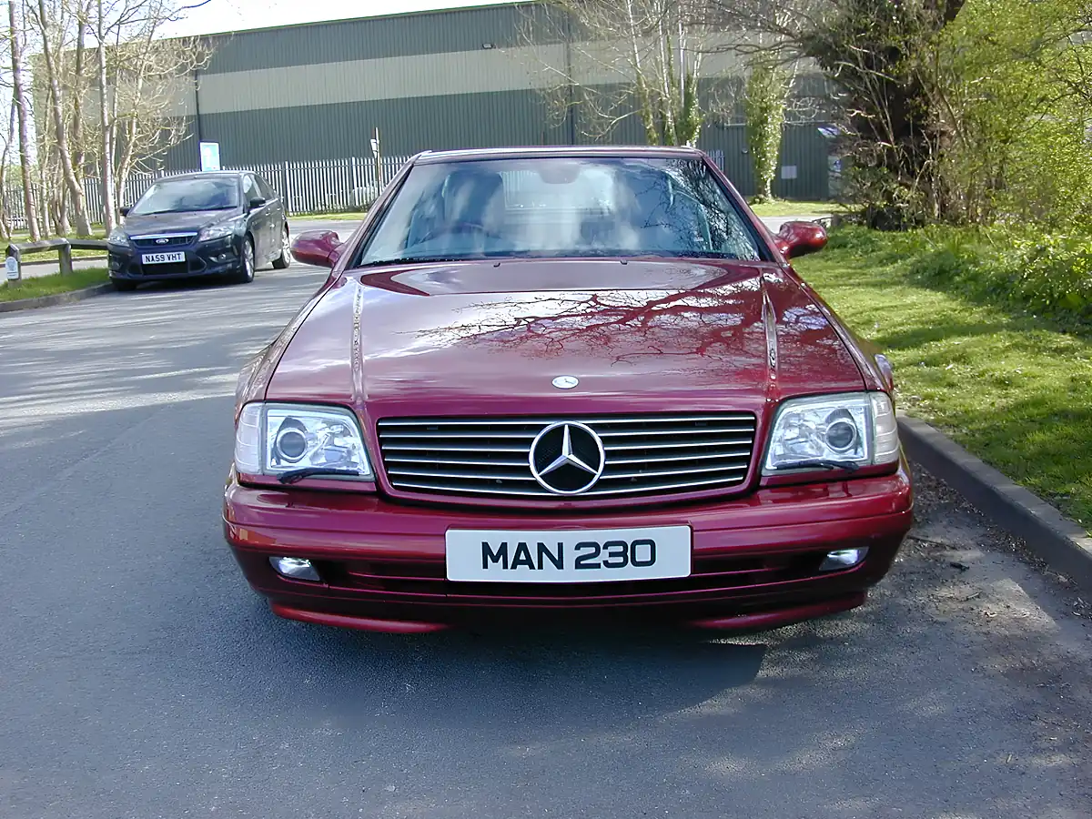 Used 2001 Mercedes-Benz Sl R129 Sports Convertible Red - Interior and Exterior details 4