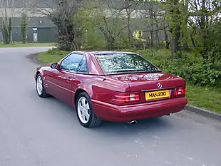 Used 2001 Mercedes-Benz Sl R129 Sports Convertible Red - Interior and Exterior details 6