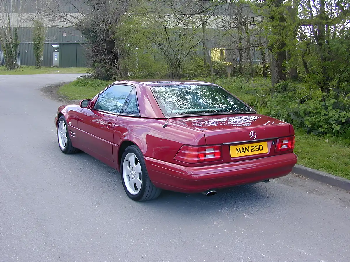 Used 2001 Mercedes-Benz Sl R129 Sports Convertible Red - Interior and Exterior details 6