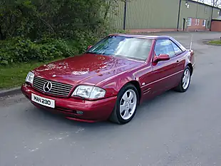 Used 2001 Mercedes-Benz Sl R129 Sports Convertible Red - Interior and Exterior details 8