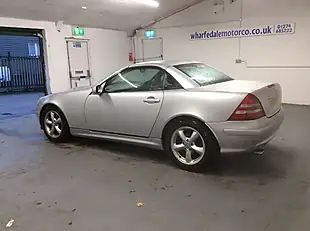 Used 2001 Mercedes-Benz Slk Silver - Interior and Exterior details 5