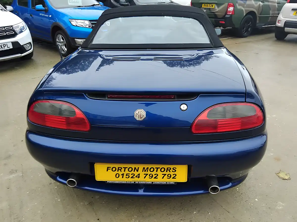 Used 2001 MG Mgf Sports - Interior and Exterior details 8