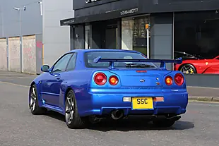 Used 2001 Nissan Skyline GT-R Blue - Interior and Exterior details 10