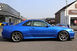 Used 2001 Nissan Skyline GT-R Blue - Interior and Exterior details 12