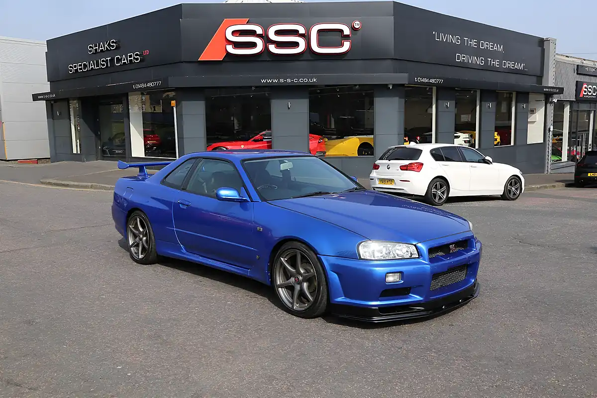 Used 2001 Nissan Skyline GT-R Blue - Interior and Exterior details 5
