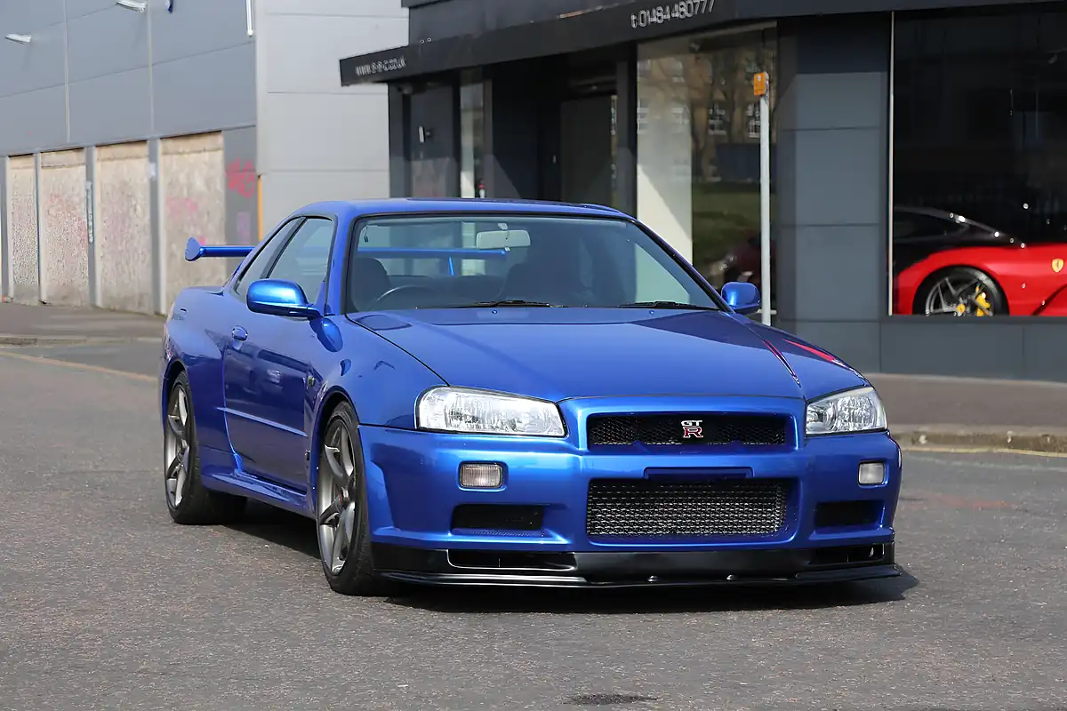 Used 2001 Nissan Skyline GT-R Blue - Interior and Exterior details 7