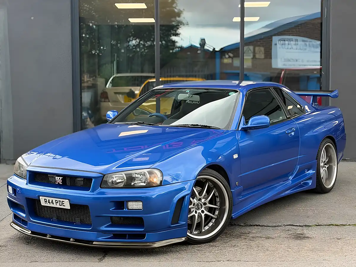 Used 2001 Nissan Skyline GT-R R34 Blue - Interior and Exterior details 10