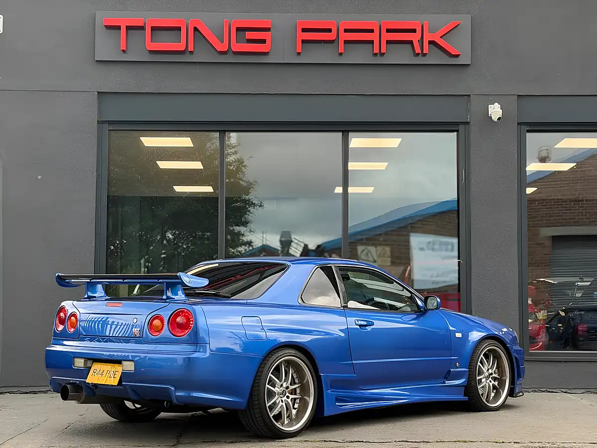 Used 2001 Nissan Skyline GT-R R34 Blue - Interior and Exterior details 11