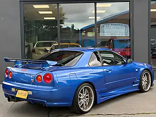 Used 2001 Nissan Skyline GT-R R34 Blue - Interior and Exterior details 12