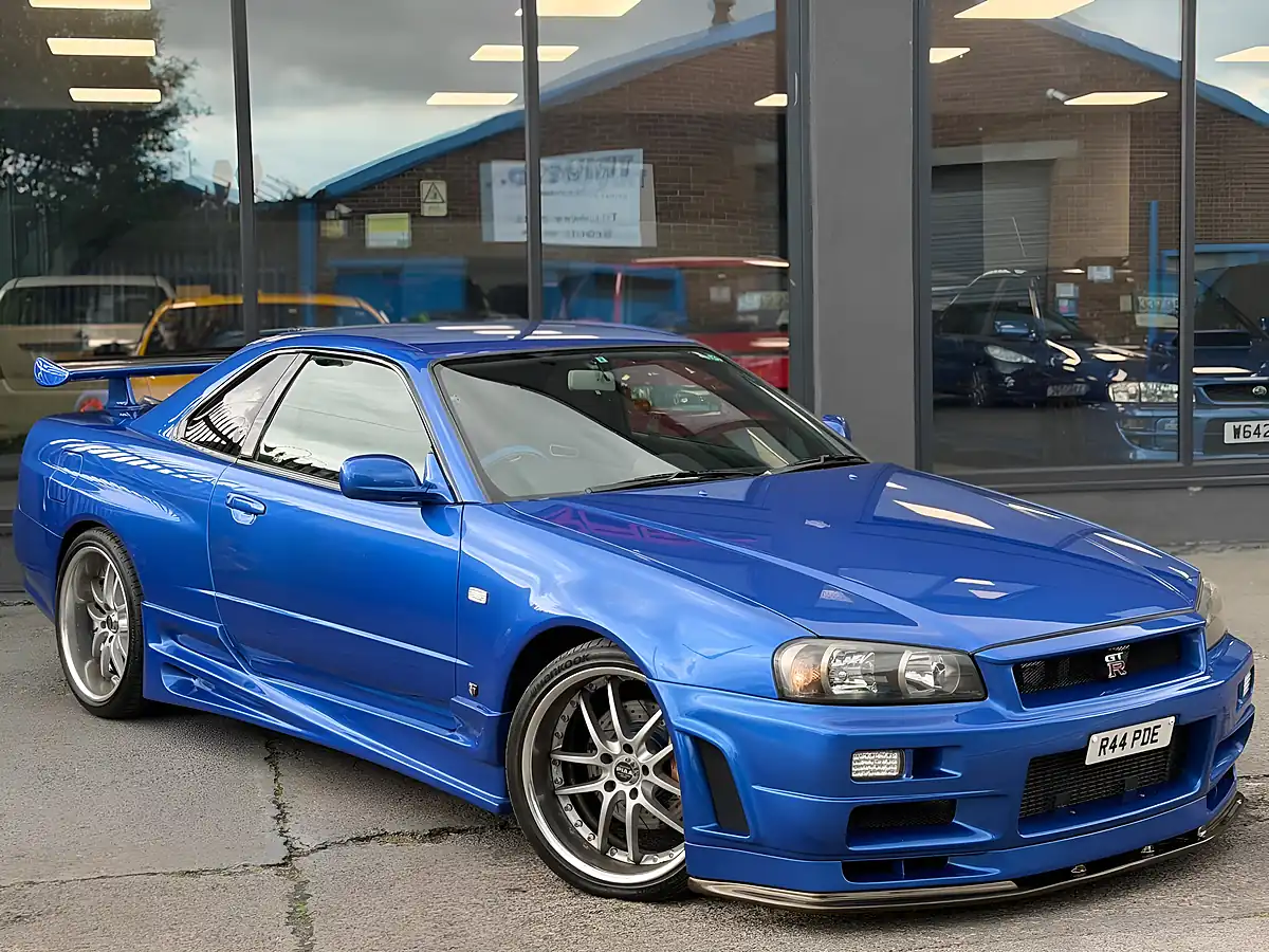 Used 2001 Nissan Skyline GT-R R34 Blue - Interior and Exterior details 2