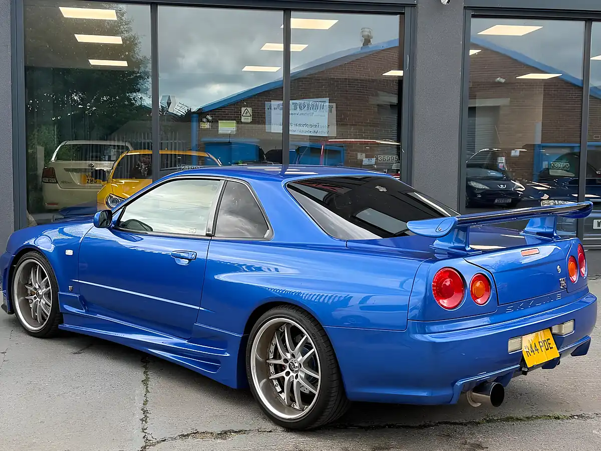 Used 2001 Nissan Skyline GT-R R34 Blue - Interior and Exterior details 4