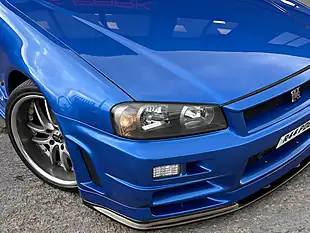 Used 2001 Nissan Skyline GT-R R34 Blue - Interior and Exterior details 5
