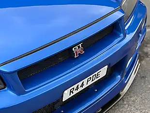 Used 2001 Nissan Skyline GT-R R34 Blue - Interior and Exterior details 6