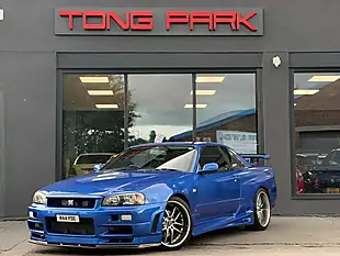 Used 2001 Nissan Skyline GT-R R34 Blue - Interior and Exterior details 9
