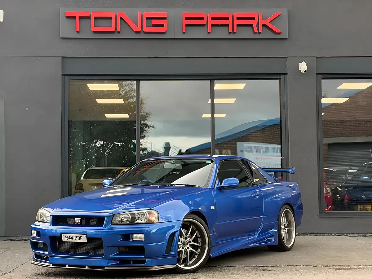 Used 2001 Nissan Skyline GT-R R34 Blue - Interior and Exterior details 9
