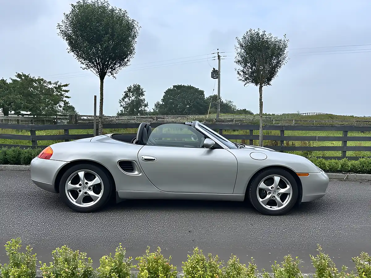 Used 2001 Porsche Boxster Convertible Arctic Silver Metallic - Front View