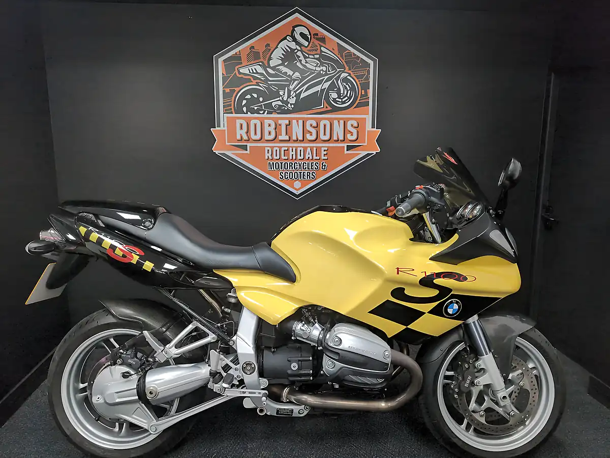 Used 2002 BMW R1100 S Yellow/Black - Front View