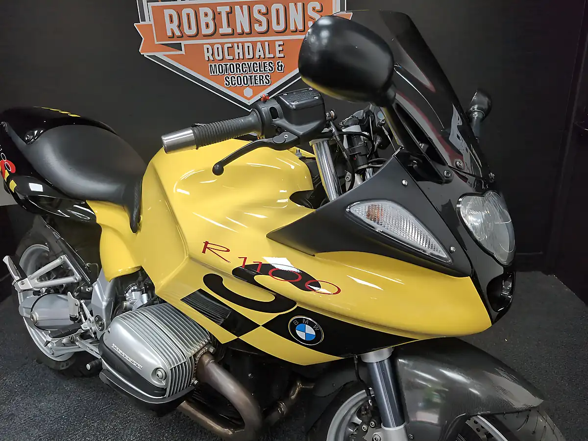 Used 2002 BMW R1100 S Yellow/Black - Interior and Exterior details 4