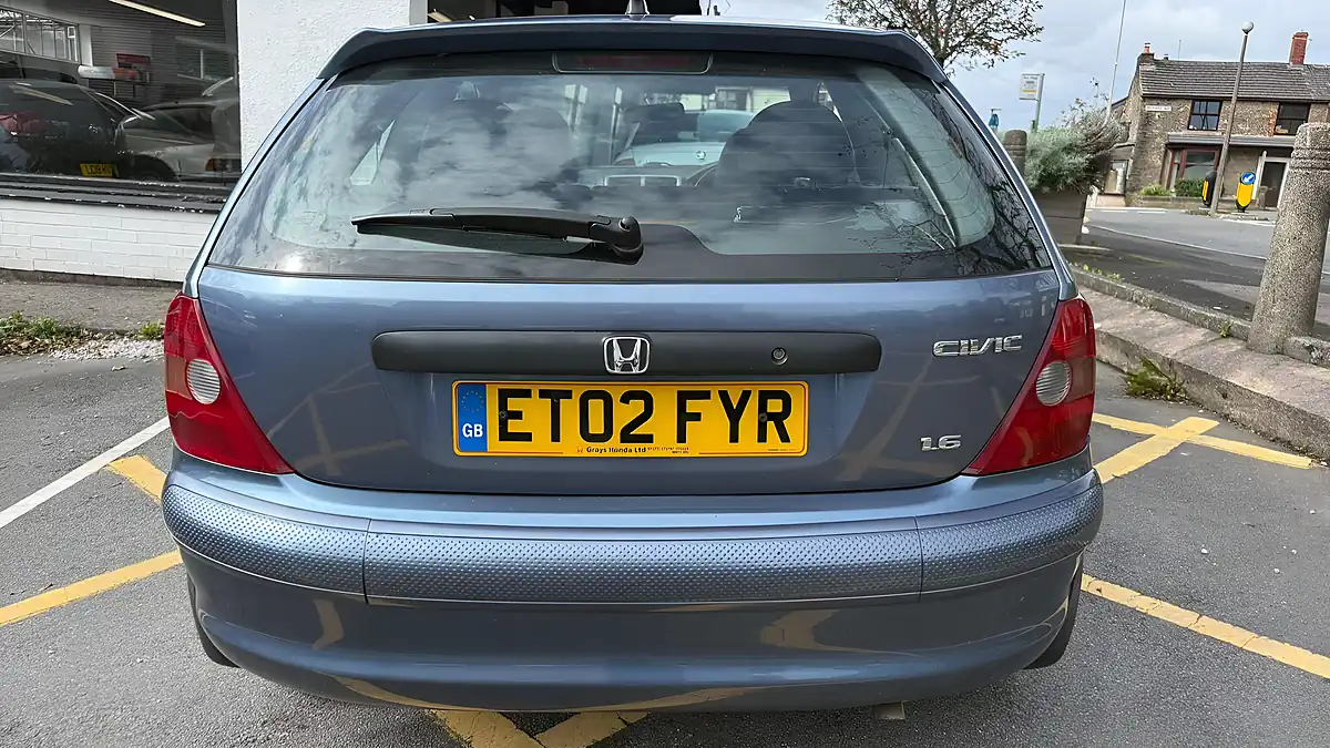 Used 2002 Honda Civic Se Sport Blue - Interior and Exterior details 11
