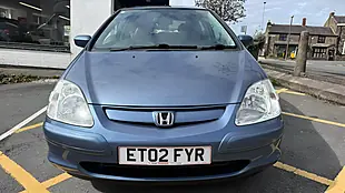 Used 2002 Honda Civic Se Sport Blue - Interior and Exterior details 2