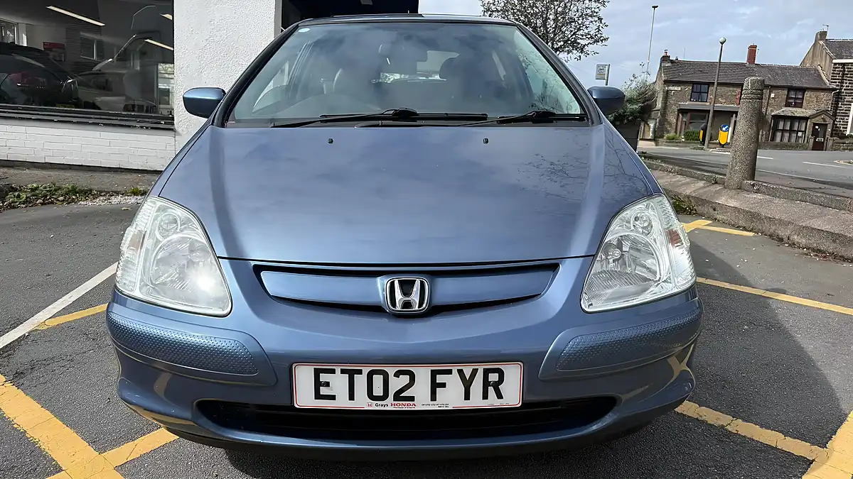 Used 2002 Honda Civic Se Sport Blue - Interior and Exterior details 2