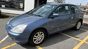 Used 2002 Honda Civic Se Sport Blue - Interior and Exterior details 3