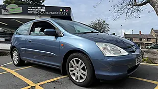 Used 2002 Honda Civic Se Sport Blue - Interior and Exterior details 5