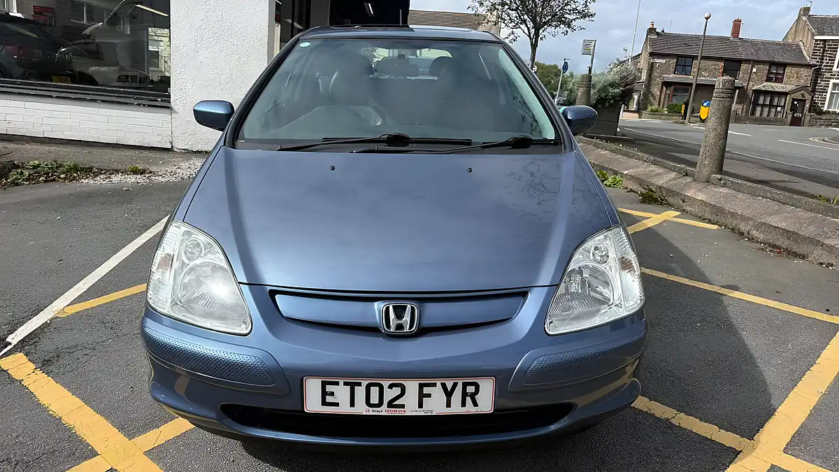 Used 2002 Honda Civic Se Sport Blue - Interior and Exterior details 6
