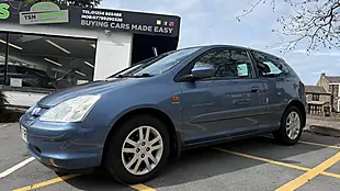 Used 2002 Honda Civic Se Sport Blue - Interior and Exterior details 7