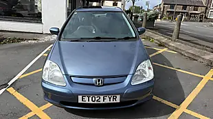 Used 2002 Honda Civic Se Sport Blue - Interior and Exterior details 9