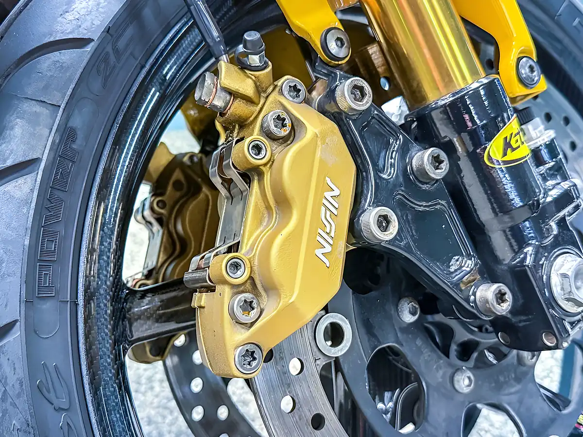 Used 2002 Honda VTR1000 SP1 Rossi Playstation Edition Yellow - Interior and Exterior details 11