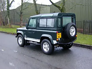 Used 2002 Land Rover Defender 90 County Spec Green - Interior and Exterior details 6