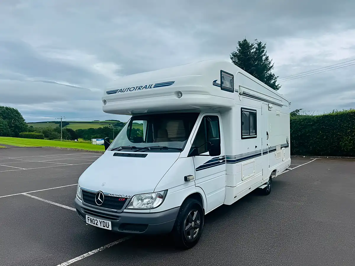 Used 2002 Mercedes-Benz Auto Trail Mohican Motorhome White - Front View