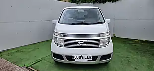 Used 2002 Nissan Elgrand White and Silver - Interior and Exterior details 2