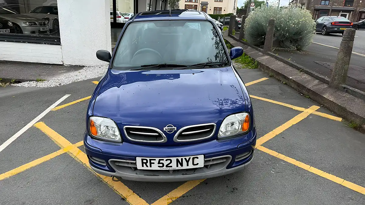 Used 2002 Nissan Micra Tempest Blue - Interior and Exterior details 2