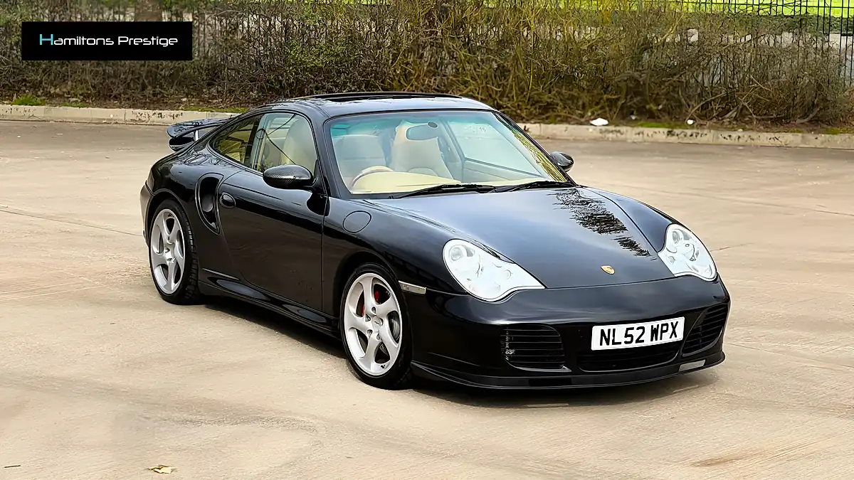 Used 2002 Porsche 911 Turbo Black - Front View