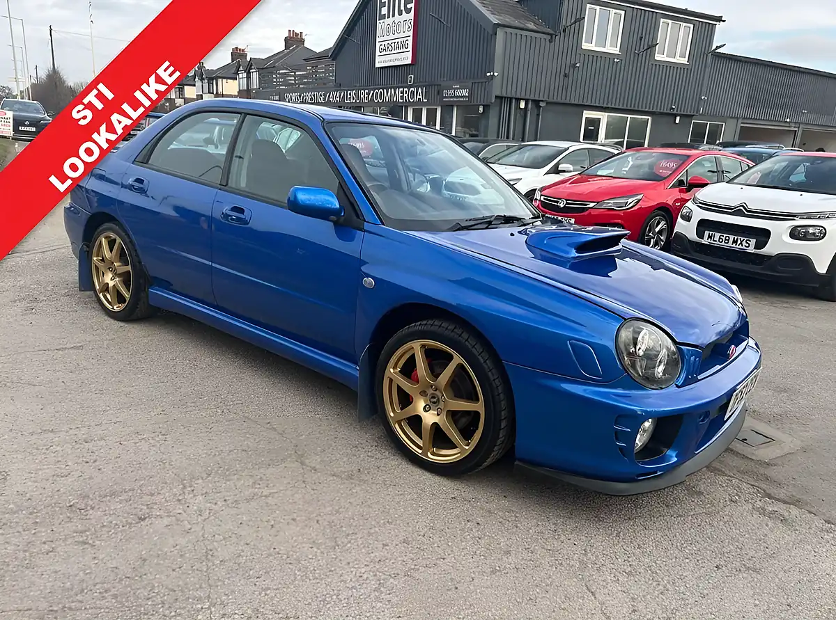 Used 2002 Subaru Impreza Wrx Blue - Front View