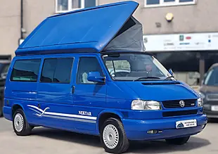 Used 2002 Volkswagen Transporter T4 Bilbo Nektar Pop Top Blue - Interior and Exterior details 2