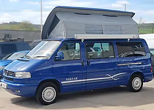 Used 2002 Volkswagen Transporter T4 Bilbo Nektar Pop Top Blue - Interior and Exterior details 4