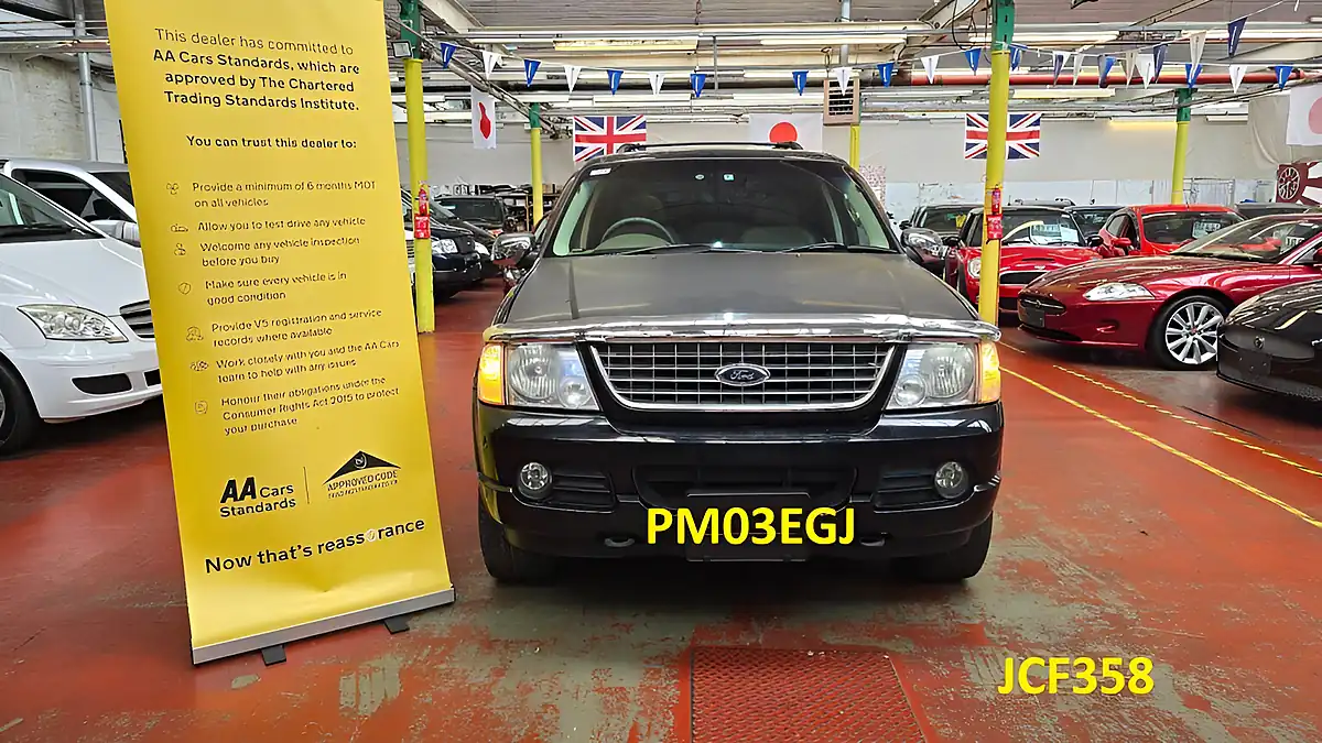 Used 2003 Ford Explorer Eddie Bauer Black - Front View