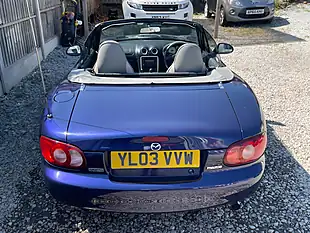 Used 2003 Mazda MX-5 Nevada Blue - Interior and Exterior details 6