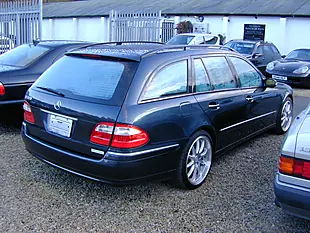 Used 2003 Mercedes-Benz E Class Estate Dark Blue Metallic - Interior and Exterior details 2