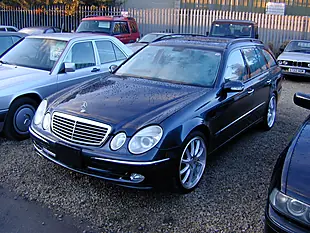 Used 2003 Mercedes-Benz E Class Estate Dark Blue Metallic - Interior and Exterior details 4
