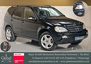 Used 2003 Mercedes-Benz M-Class Luxury Obsidian Black - Interior and Exterior details 3