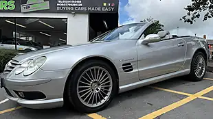 Used 2003 Mercedes-Benz Sl SL55 AMG Silver - Interior and Exterior details 10