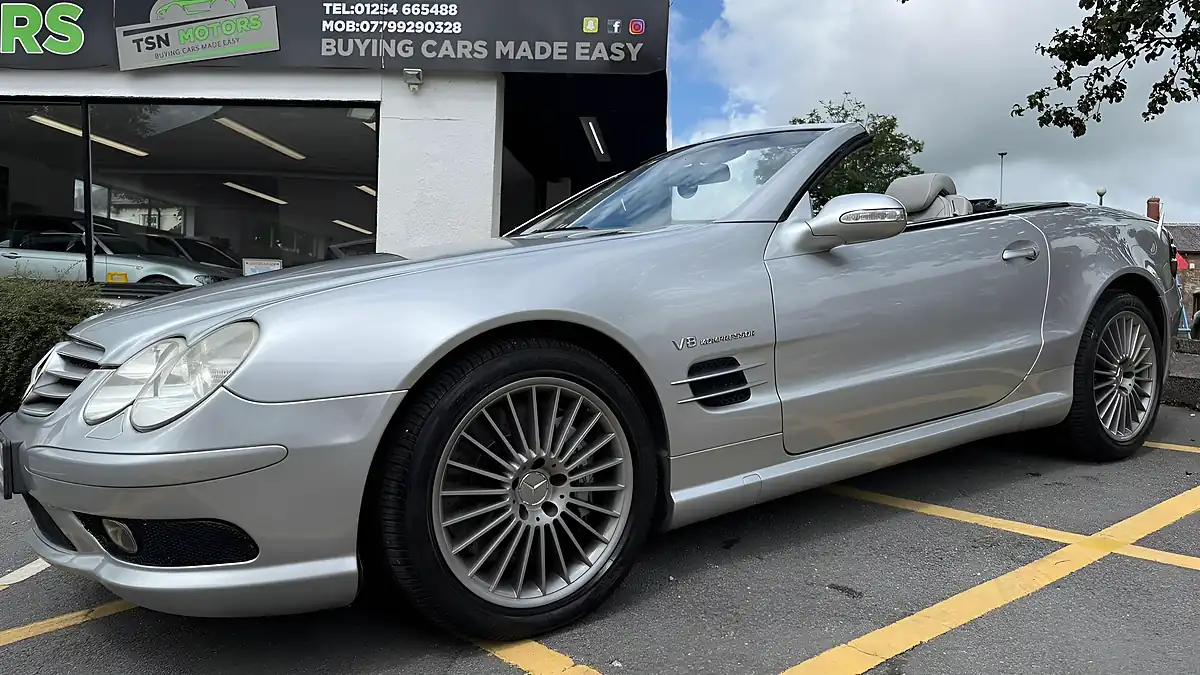 Used 2003 Mercedes-Benz Sl SL55 AMG Silver - Interior and Exterior details 10
