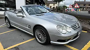 Used 2003 Mercedes-Benz Sl SL55 AMG Silver - Interior and Exterior details 11