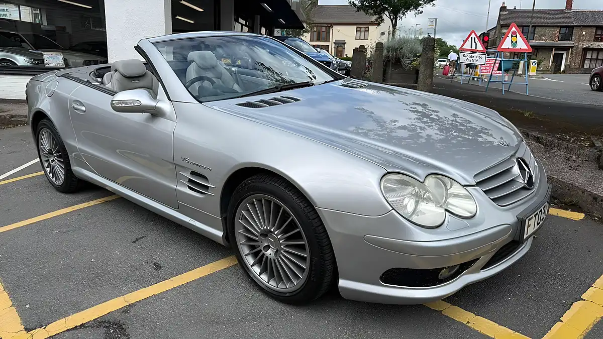 Used 2003 Mercedes-Benz Sl SL55 AMG Silver - Interior and Exterior details 11