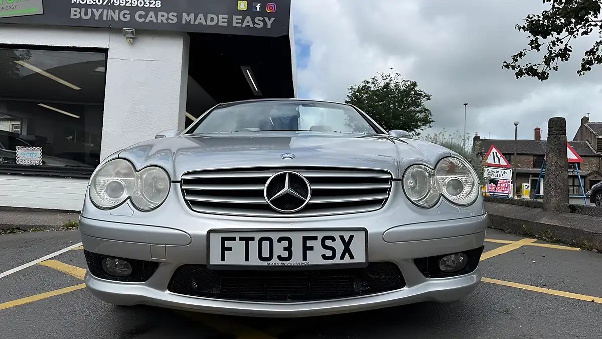 Used 2003 Mercedes-Benz Sl SL55 AMG Silver - Interior and Exterior details 12