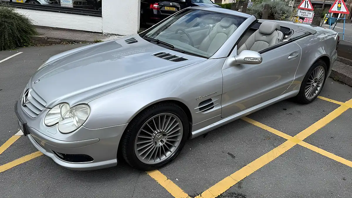 Used 2003 Mercedes-Benz Sl SL55 AMG Silver - Interior and Exterior details 13